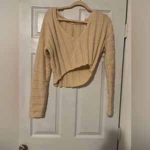 Molly Green Cropped Sweater M